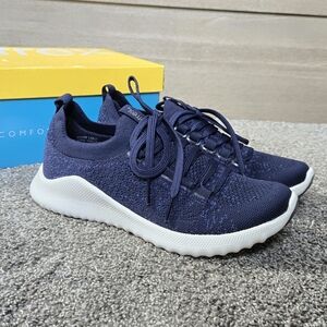 Aetrex Carly Arch Support Sneaker Navy Women's Sneakers NEW size 5-5.5